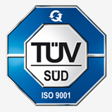 Vlastníme certifikát TÜV SÜD ISO 9001